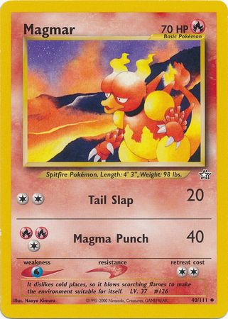 Magmar - 40/111 - Uncommon - Unlimited available at 401 Games Canada