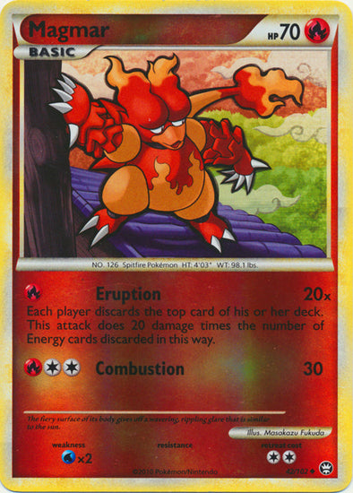 Magmar - 42/102 - Uncommon - Reverse Holo available at 401 Games Canada