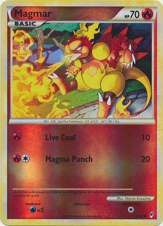 Magmar - 62/95 - Common - Reverse Holo available at 401 Games Canada