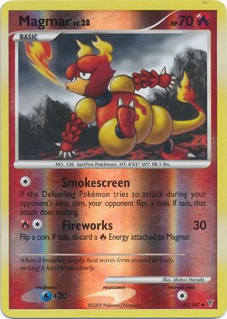Magmar - 65/147 - Uncommon - Reverse Holo available at 401 Games Canada