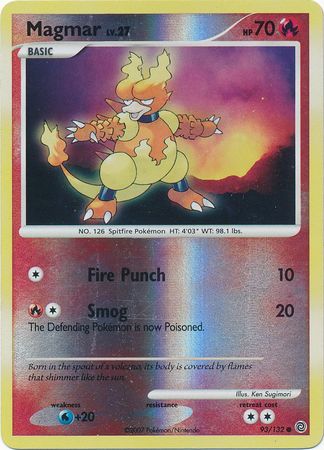 Magmar - 93/132 - Common - Reverse Holo available at 401 Games Canada