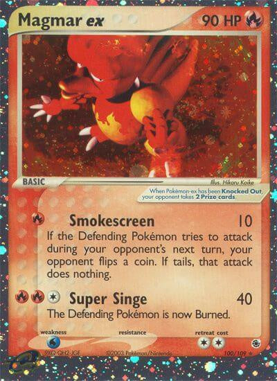 Magmar ex - 100/109 - Ultra Rare available at 401 Games Canada