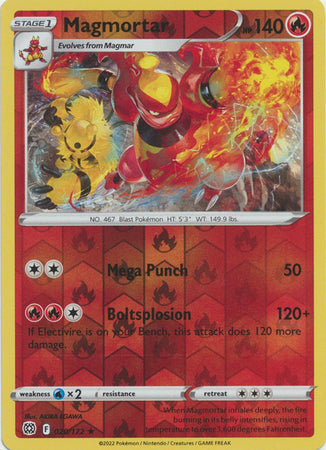 Magmortar - 020/172 - Rare - Reverse Holo available at 401 Games Canada