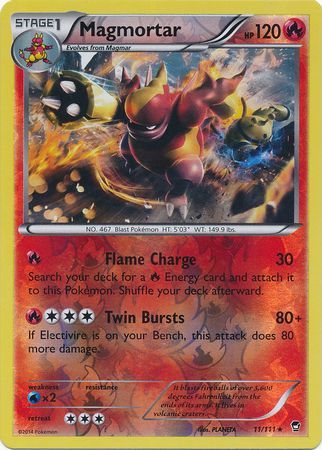 Magmortar - 11/111 - Rare - Reverse Holo available at 401 Games Canada