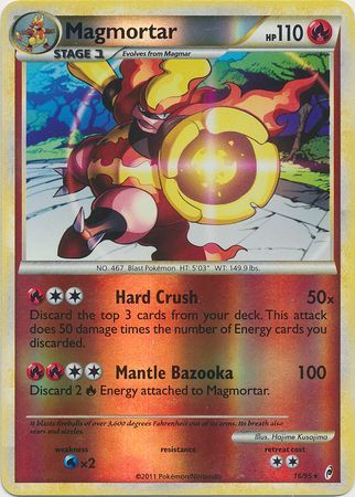 Magmortar - 16/95 - Holo Rare - Reverse Holo available at 401 Games Canada