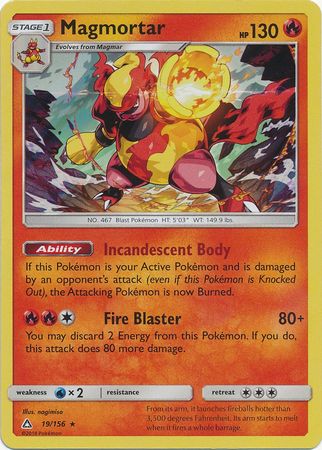 Magmortar - 19/156 - Holo Rare available at 401 Games Canada