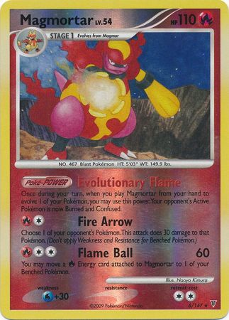 Magmortar - 6/147 - Holo Rare - Reverse Holo available at 401 Games Canada