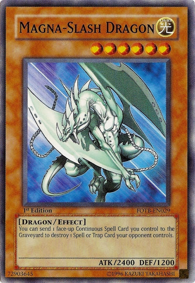 Magna-Slash Dragon - FOTB-EN029 - Common - 1st Edition available at 401 Games Canada