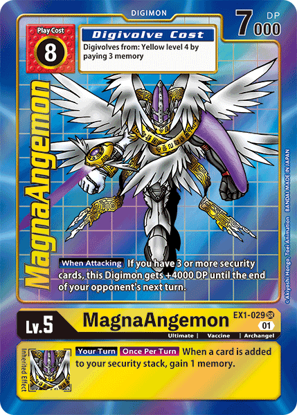 MagnaAngemon (Alternate Art) - EX1-029 - Super Rare available at 401 Games Canada