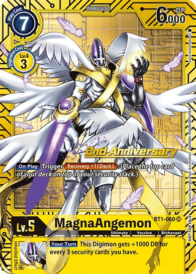 MagnaAngemon - BT1-060 (2nd Anniversary Card Set) - BT1-060 - Super Rare available at 401 Games Canada