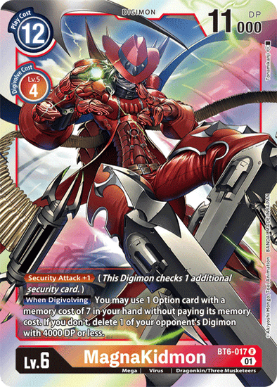 MagnaKidmon - BT6-017 - Rare available at 401 Games Canada