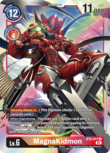 MagnaKidmon - BT6-017 - Rare available at 401 Games Canada