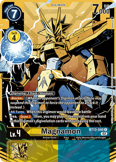 Magnamon (Alternate Art) - BT13-040 - Rare available at 401 Games Canada