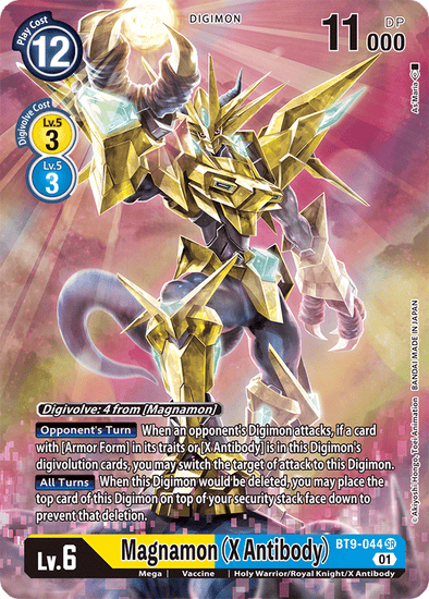 Magnamon (X Antibody) (Alternate Art) - BT9-044 - Super Rare available at 401 Games Canada