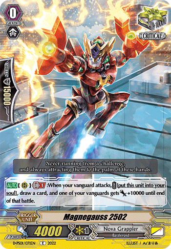 Magnegauss 2502 - D-PS01/071 - Common available at 401 Games Canada