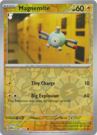 Magnemite - 081/165 - Uncommon - Reverse Holo available at 401 Games Canada