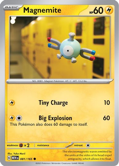 Magnemite - 081/165 - Uncommon available at 401 Games Canada