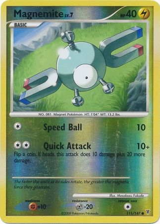 Magnemite - 111/147 - Common - Reverse Holo available at 401 Games Canada