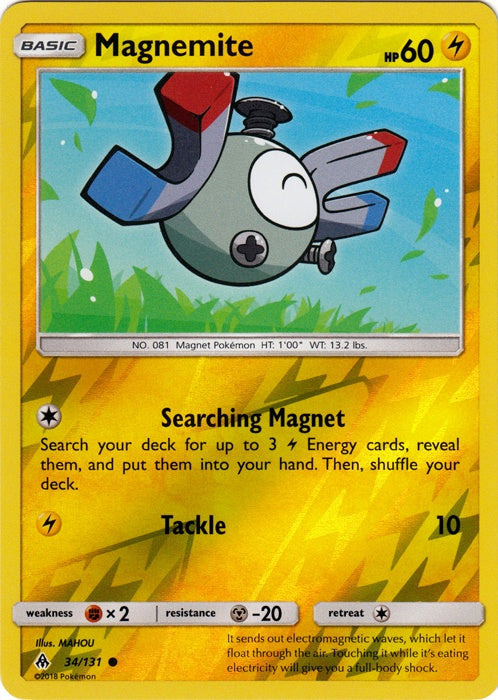 Magnemite - 34/131 - Common - Reverse Holo available at 401 Games Canada