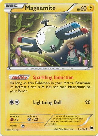 Magnemite - 51/162 - Common available at 401 Games Canada