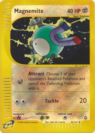 Magnemite - 52/147 - Uncommon - Reverse Holo available at 401 Games Canada