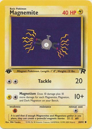 Magnemite - 60/82 - Common - 1st Edition available at 401 Games Canada