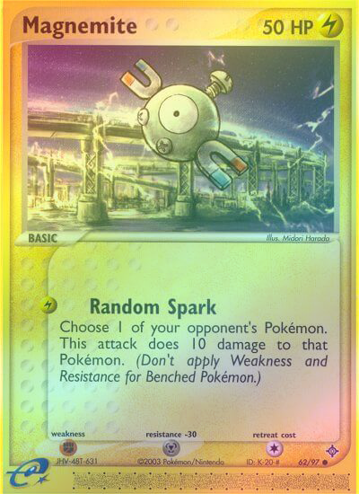 Magnemite - 62/97 - Common - Reverse Holo available at 401 Games Canada