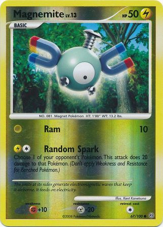Magnemite - 67/100 - Common - Reverse Holo available at 401 Games Canada