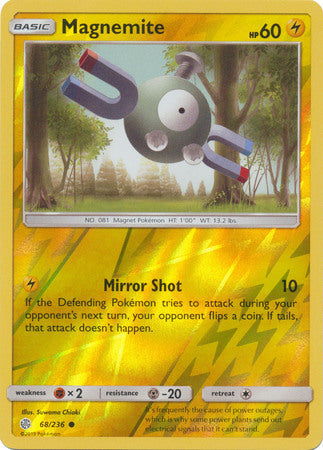 Magnemite - 68/236 - Common - Reverse Holo available at 401 Games Canada