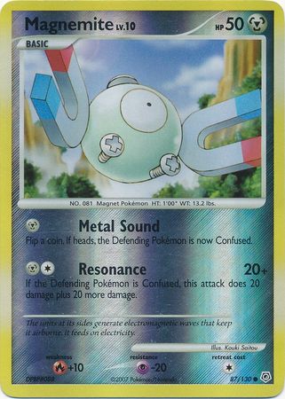 Magnemite - 87/130 - Common - Reverse Holo available at 401 Games Canada