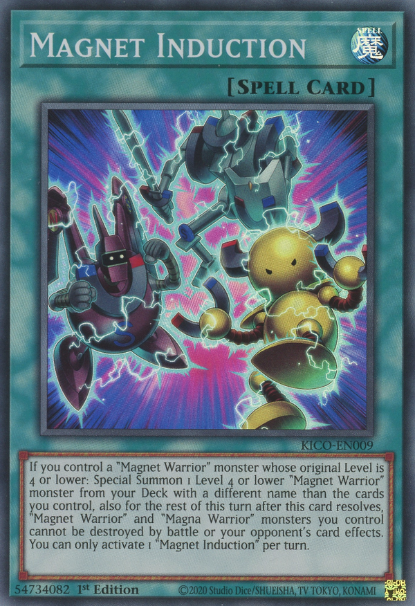 Magnet Induction - KICO-EN009 - Super Rare - 1st Edition available at 401 Games Canada