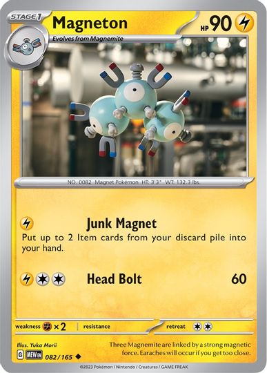 Magneton - 082/165 - Uncommon available at 401 Games Canada