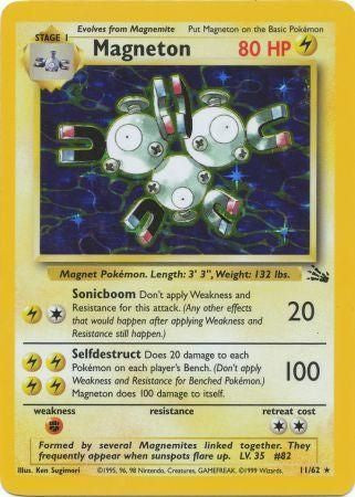 Magneton - 11/62 - Holo - Unlimited available at 401 Games Canada