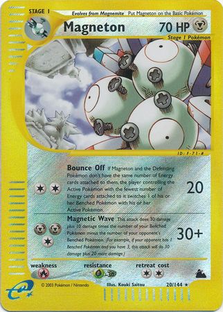 Magneton - 20/144 - Rare - Reverse Holo available at 401 Games Canada