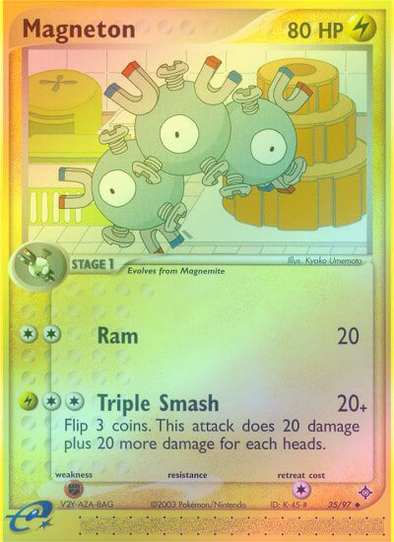 Magneton - 35/97 - Uncommon - Reverse Holo available at 401 Games Canada