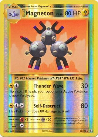 Magneton - 38/108 - Holo Rare - Reverse Holo available at 401 Games Canada