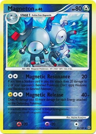 Magneton - 42/100 - Uncommon - Reverse Holo available at 401 Games Canada