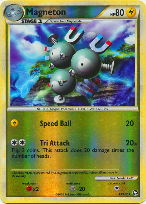 Magneton - 43/102 - Uncommon - Reverse Holo available at 401 Games Canada