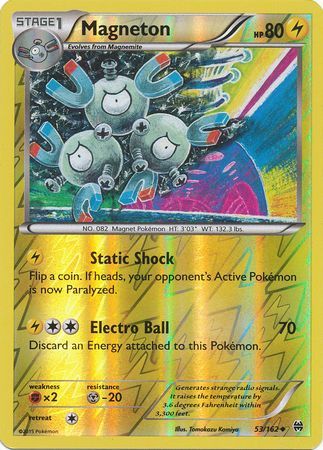 Magneton - 53/162 - Uncommon - Reverse Holo available at 401 Games Canada