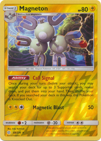 Magneton - 69/236 - Holo Rare - Reverse Holo available at 401 Games Canada