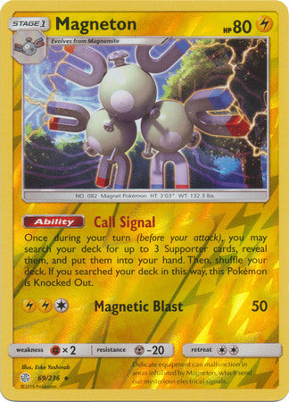 Magneton - 69/236 - Holo Rare - Reverse Holo available at 401 Games Canada