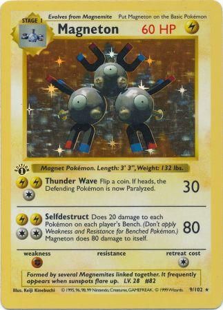 Magneton - 9/102 - Holo - 1st Edition available at 401 Games Canada