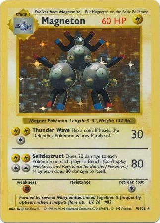 Magneton - 9/102 - Holo - Shadowless available at 401 Games Canada