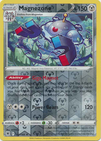 Magnezone - 107/189 - Holo Rare - Reverse Holo available at 401 Games Canada