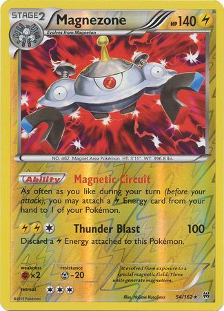 Magnezone - 54/162 - Holo Rare - Reverse Holo available at 401 Games Canada