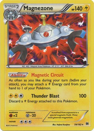 Magnezone - 54/162 - Holo Rare available at 401 Games Canada