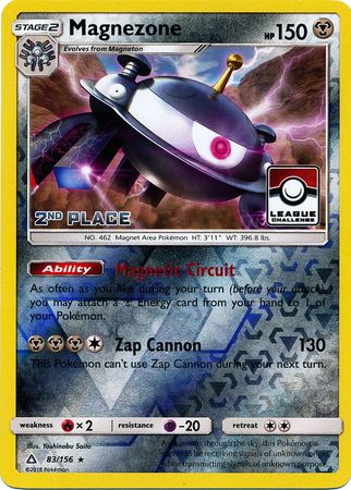 Magnezone - 83/156 - League Promo (2nd Place) available at 401 Games Canada