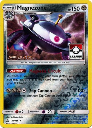 Magnezone - 83/156 - League Promo (4th Place) available at 401 Games Canada