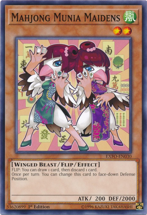 Mahjong Munia Maidens - EXFO-EN030 - Common - 1st Edition available at 401 Games Canada