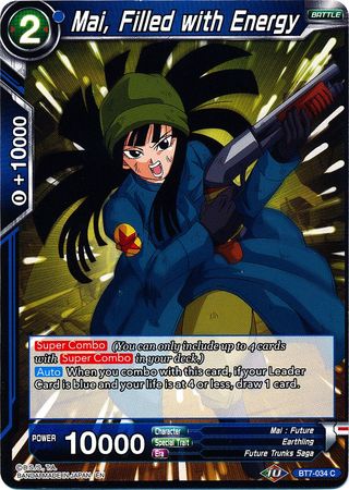 Mai, Filled with Energy - BT7-034 - Common available at 401 Games Canada